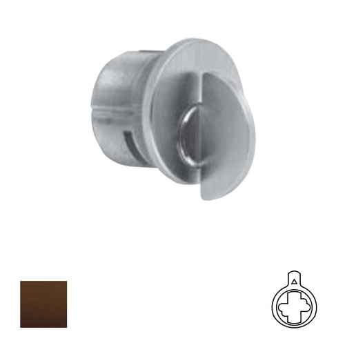 1303 Series Mortise Thumbturn Cylinder Oil Rubbed Dark Bronze