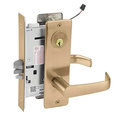 ML20914 Mortise Electrified Lever Lockset x REX Satin Bronze