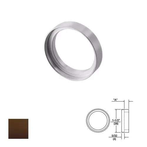 Cylinder Collar for Mortise or Rim, Oil Rubbed Dark Bronze