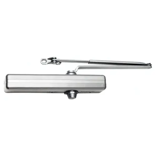 Parallel Arm Adjustable Surface Mounted Cush Door Closer with Thru Bolts 689 Aluminum Finish