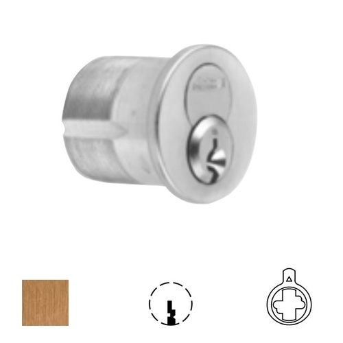 1080 Series IC Mortise Cylinder Satin Bronze