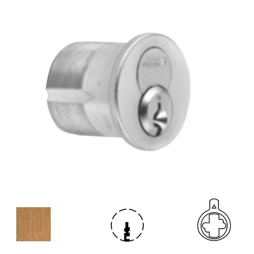 1080 Series IC Mortise Cylinder Satin Bronze