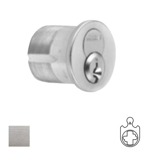 1080 Series IC Mortise Cylinder Satin Chrome