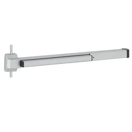 22 Series Surface Vertical Rod Device With ALK-Alarm Kit, Aluminum Painted