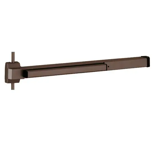 22 Series Surface Vertical Rod Device With RX-Request To Exit Switch, Dark Bronze Painted