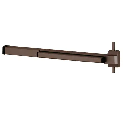 22 Series Surface Vertical Rod Exit Device With Trim, Dark Bronze Painted