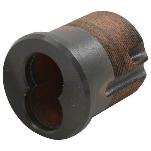 6 or 7-Pin SFIC Mortise Housing With Cam Pack Oil Rubbed Dark Bronze