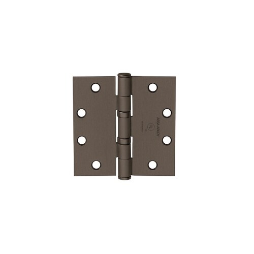 Steel Standard Weight Full Mortise Hinge Oil Rubbed Dark Bronze