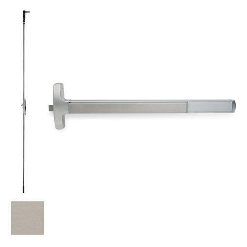 25 Series Fire Rated Exit Device, Satin Stainless Steel