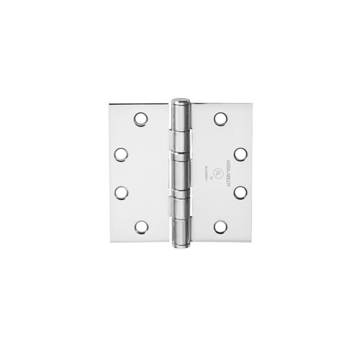 Stainless Steel Standard Weight Full Mortise Hinge Bright Polished Chrome