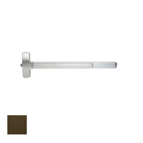 25 Series Fire Rated Exit Device With Trim, Dark Bronze Anodized