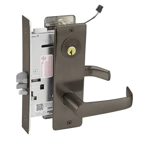 ML20914 Mortise Electrified Lever Lockset x REX Oil Rubbed Dark Bronze