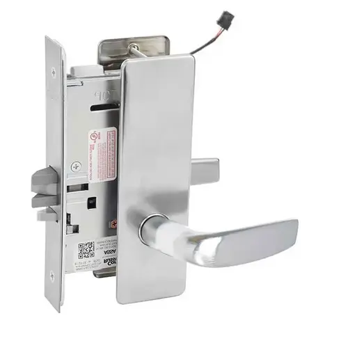 ML20915 Mortise Electrified Lever Lockset Satin Chrome