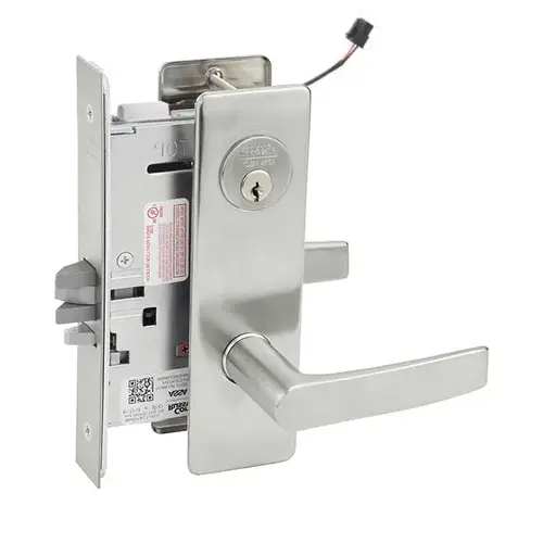 ML20914 Mortise Electrified Lever Lockset Satin Stainless Steel