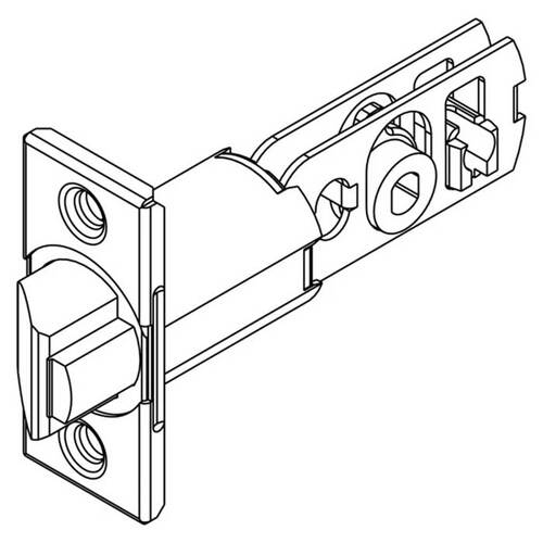 Gatelatch Deadbolt Latch Bright Polished Chrome