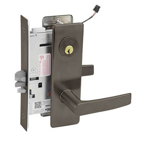 ML20914 Mortise Electrified Lever Lockset x REX Oil Rubbed Dark Bronze