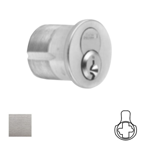 1080 Series IC Mortise Cylinder Satin Chrome