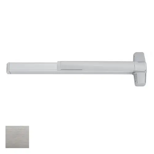 9850WDC-EO-F Wood Door Concealed Fire Exit Device, Satin Chrome