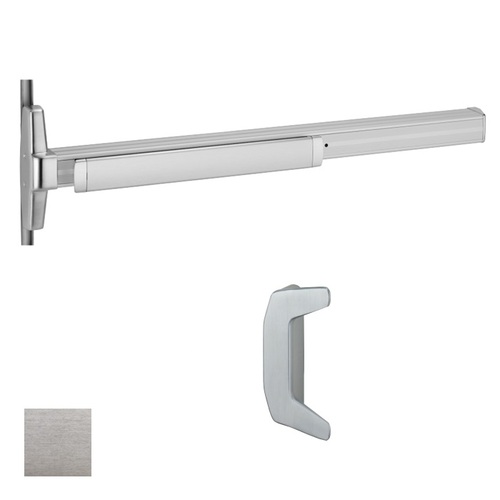 33A Series Concealed Vertical Rod Exit Device With Trim, Satin Chrome