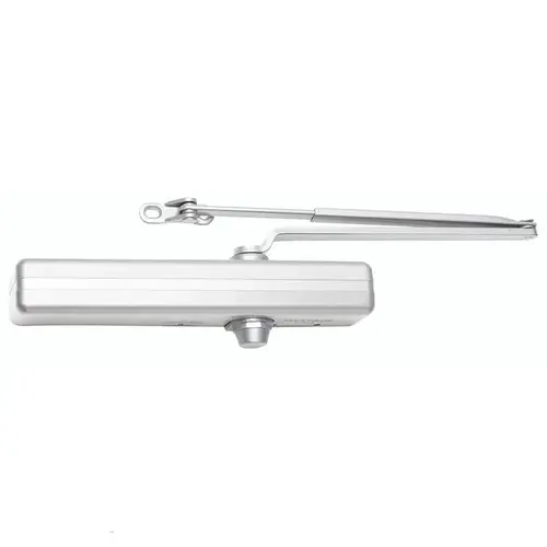 Parallel Arm Adjustable 1-6 Surface Mounted Hold Open Cush Door Closer with TBSRT Thru Bolts 689 Aluminum Finish