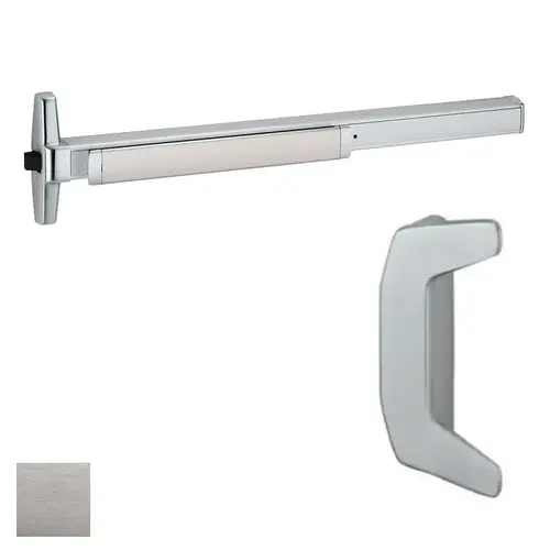 33A Series Rim Exit Device With Trim, Satin Chrome