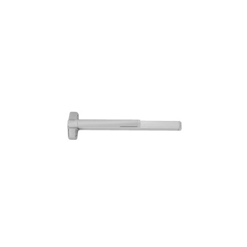 9847EO-F Concealed Vertical Rod Fire Exit Device LBR, Satin Stainless Steel