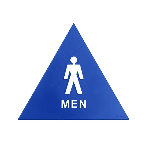 BCF SBH12M-BLUE 12 x 12 Men Door Sign