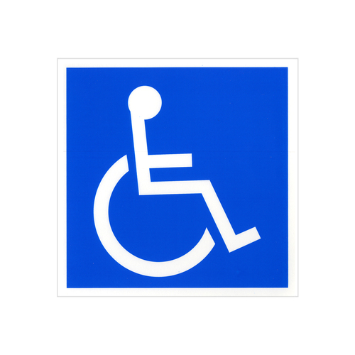 BCF 166 6 x 6 Handicapped Symbol Decal