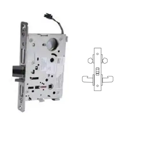 RX-8272-24V Electrified Mortise Lock Body Only Satin Chrome