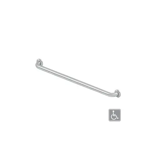 36" Center To Center Straight Grab Bar With Concealed Screw Stainless Steel