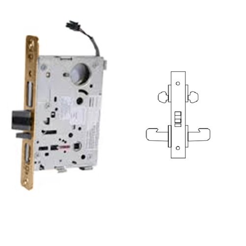 RX-8272-24V Electrified Mortise Lock Body Only Satin Bronze