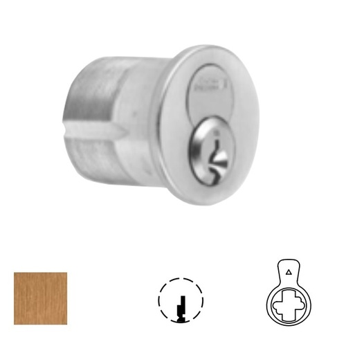 1080 Series IC Mortise Cylinder Satin Bronze