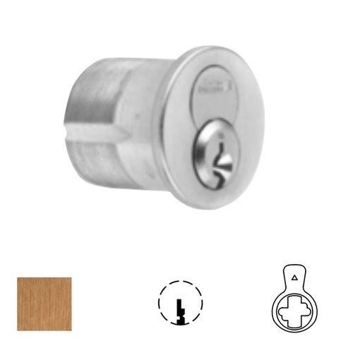 1080 Series IC Mortise Cylinder Satin Bronze