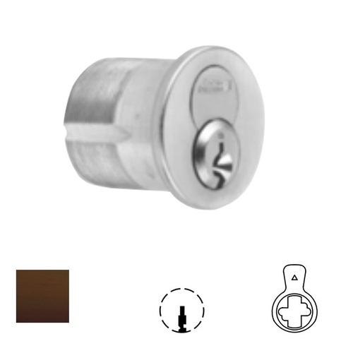 1080 Series IC Mortise Cylinder Oil Rubbed Dark Bronze