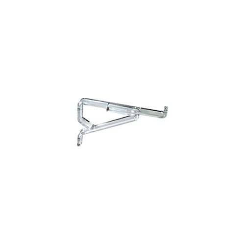 Clear Lucite 4" Deluxe Shelf Brackets