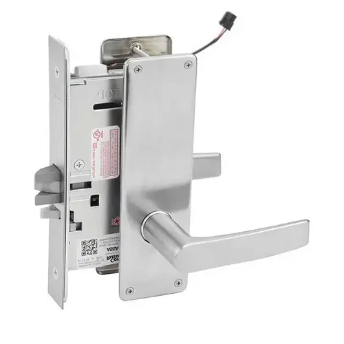 ML20915 Mortise Electrified Lever Lockset x REX Satin Chrome