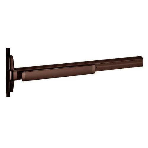 33A Series Concealed Vertical Rod Exit Device - 4' Dark Bronze