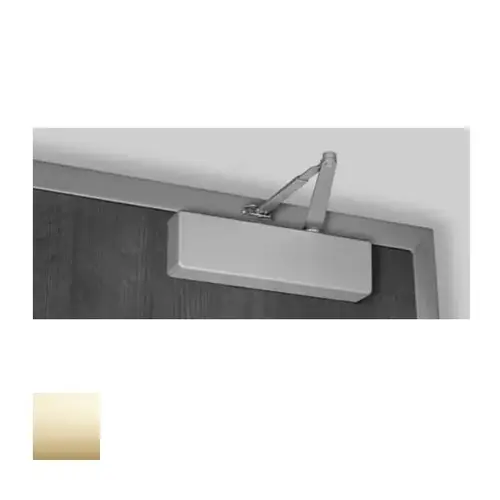 7500 Series Surface Door Closer Bright Polished Brass