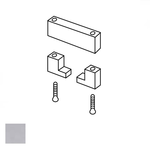 Door Closer Deep Reveal Reinforcing Kit Aluminum Painted