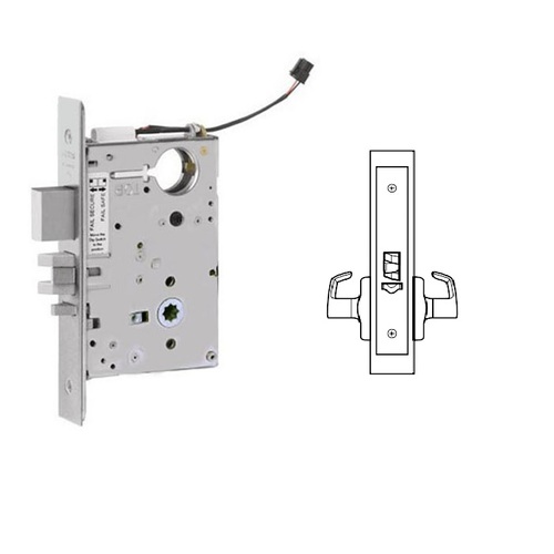 ML20915 Mortise Electrified Lever Lock Body Only Satin Stainless Steel