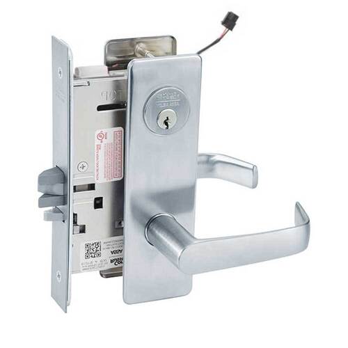 ML20932 Mortise Electrified Lever Lockset x REX Bright Polished Chrome