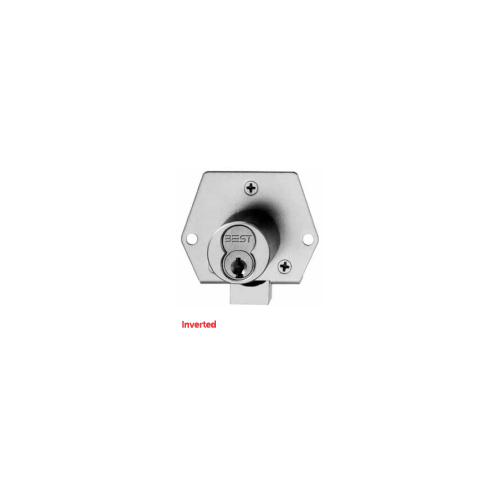 L Series Cabinet Lock Satin Chrome