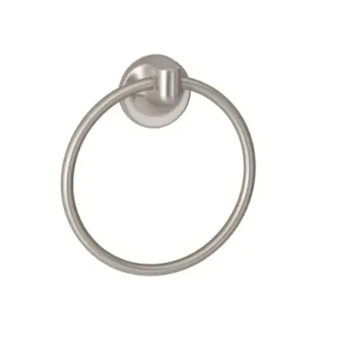 Cypress Towel Ring Satin Nickel