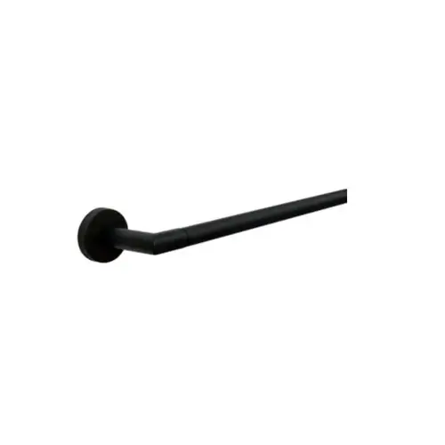 Swirl 24 Inch Towel Bar Set Matte Black