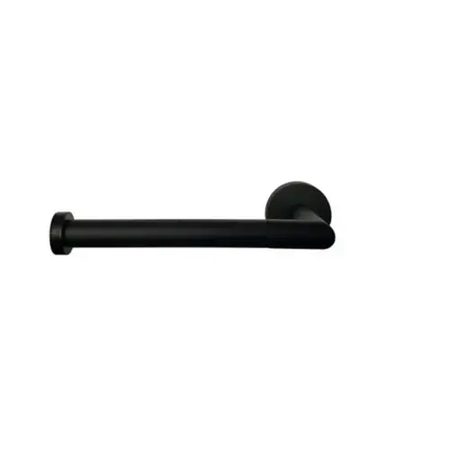 Swirl Euro Toilet Paper Holder Matte Black