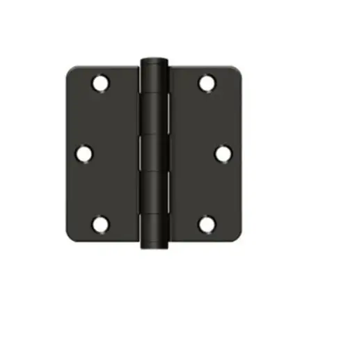 Commercial Steel Hinge Matte Black