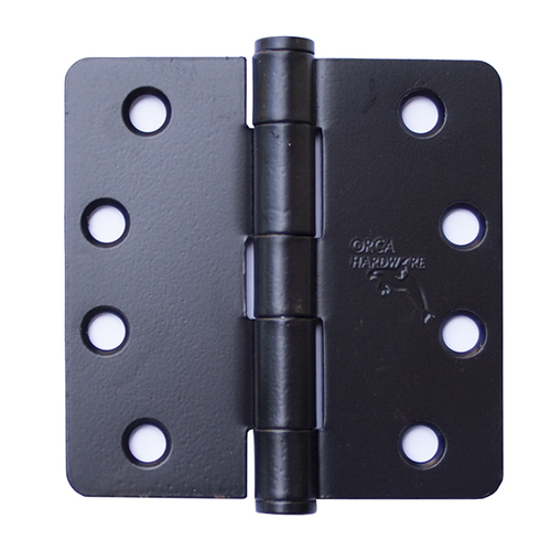 Commercial Steel Hinge Matte Black