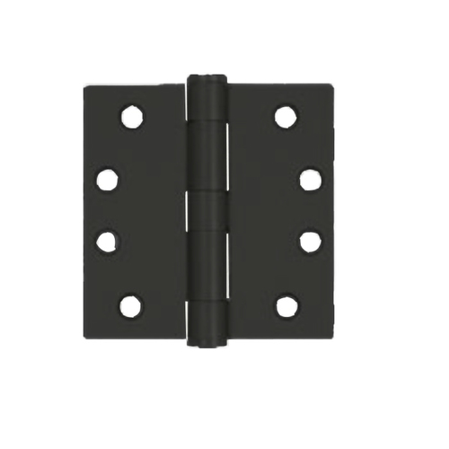 Commercial Steel Hinge Matte Black