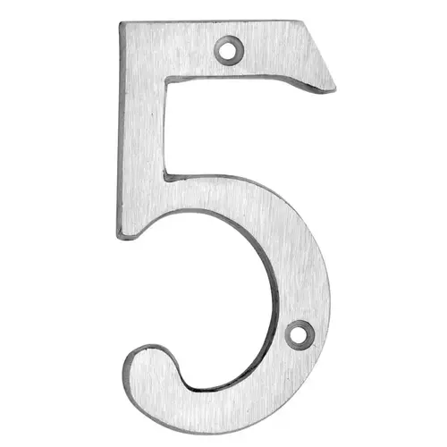 4" Classic Aluminum House Numbers Aluminum