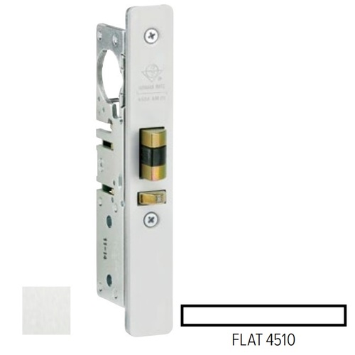 4510 Standard Duty Deadlatch Satin Aluminum Clear